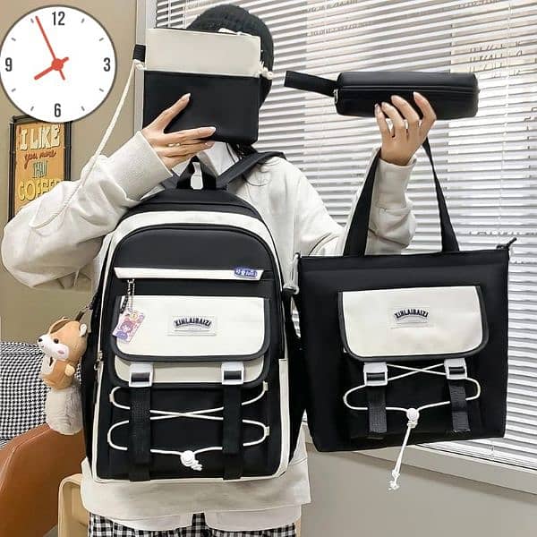 Imported Backpack
4 Pcs Light Weight Imported Bag Set 1