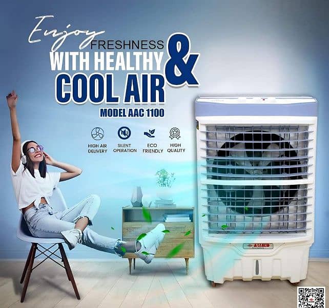 Electric Air water cooler/ air room cooler/ ac dc room cooler 0