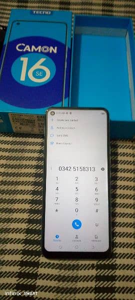 tecno camon 16 For Sale With box 0