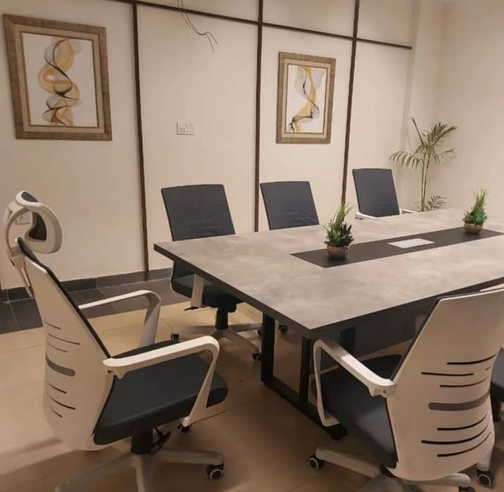 Meeting / Conference Tables 8 Person Seat / Office Furniture in Lahore 1