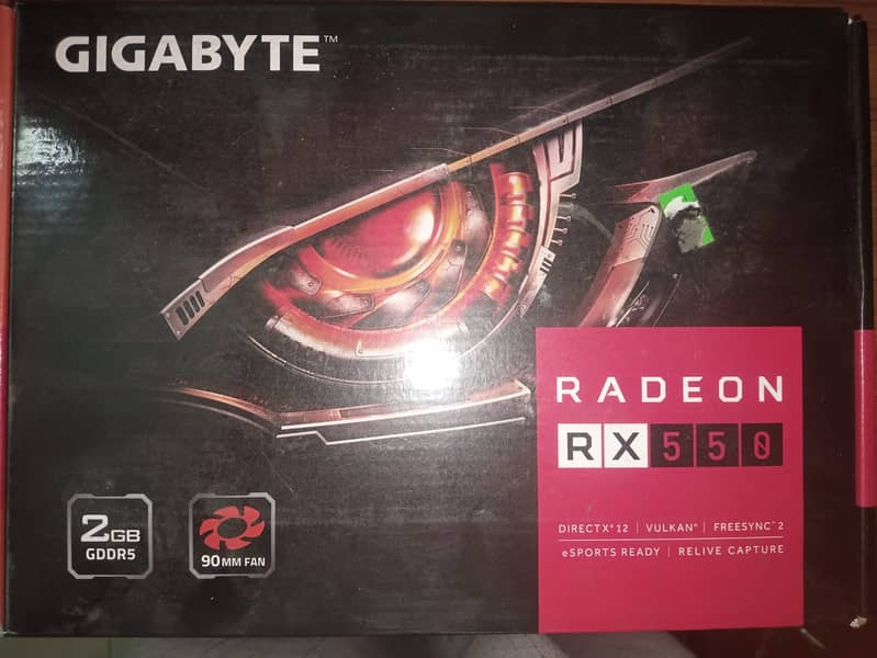 Gigabyte Radeon RX 550 D5 2GB Graphic Cards 4