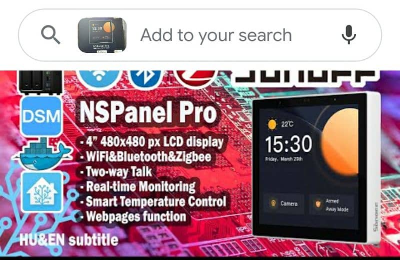 sonoff NS Panel pro smart home control Panel 5