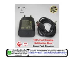 Samsung original fast charger (new)