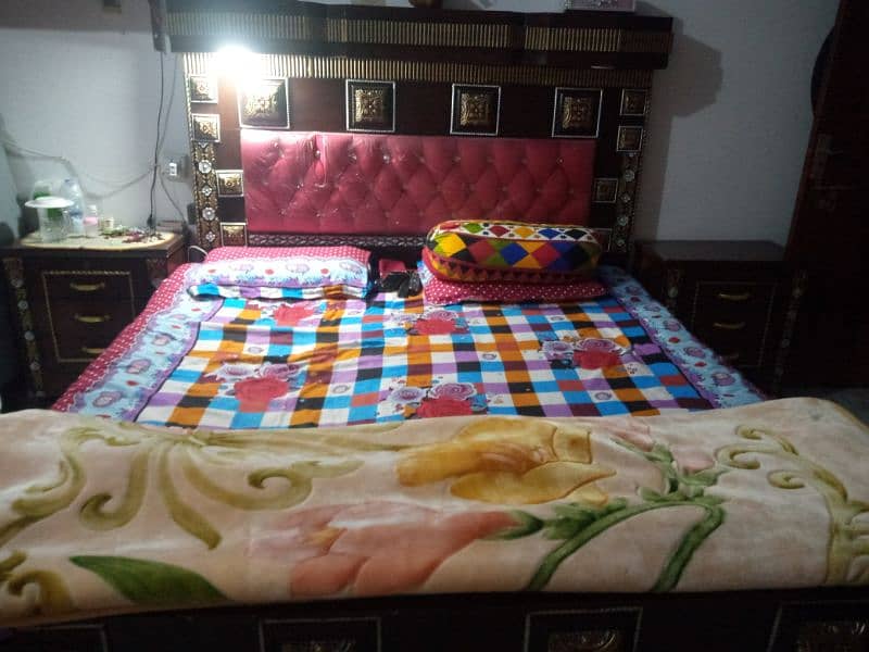 double bed for sale with mattress lighting bed 2