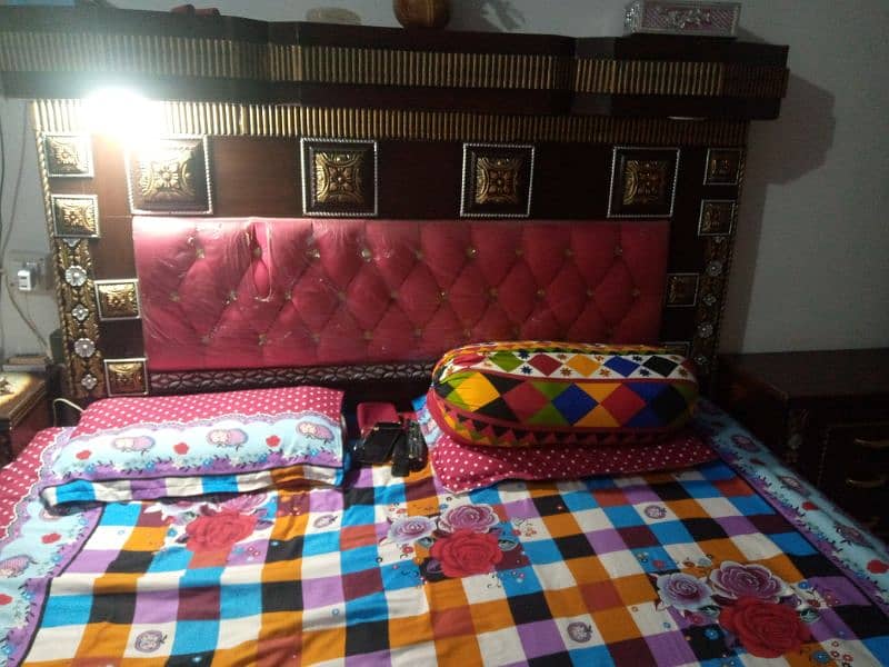 double bed for sale with mattress lighting bed 7