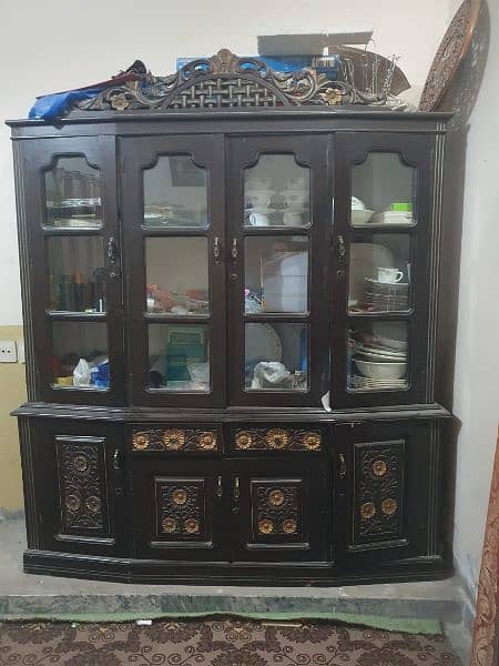 Wood Wooden Glass Showcase For Sale !!! 0