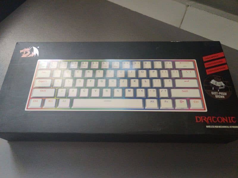 Redragon k530 wireless mechanical gaming keyboard rgb 0