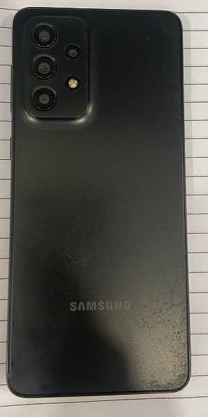 samsung a33 with box 1