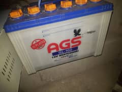 AGS 15 PLATE BATTERY 1 GHNTA BAKUP FAN  OR LIGHT PER