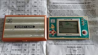 Nintendo Game & Watch Donkey Kong Super Cobra-Space Invader