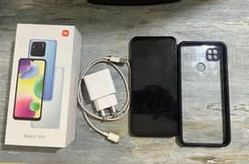MI redmi 10A 4 128Gb storage. best condition box charger casing mobile