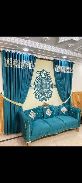 Curtains/luxcury curtains/parde/curtains cloth/office curtain for door 3