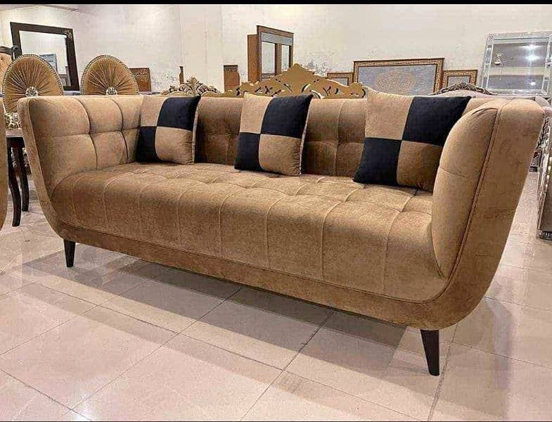 sofa / 6 seater sofa / velvet sofa / ship shape / Sofa for sale 15