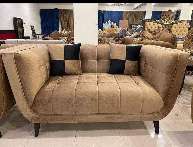 sofa / 6 seater sofa / velvet sofa / ship shape / Sofa for sale 16