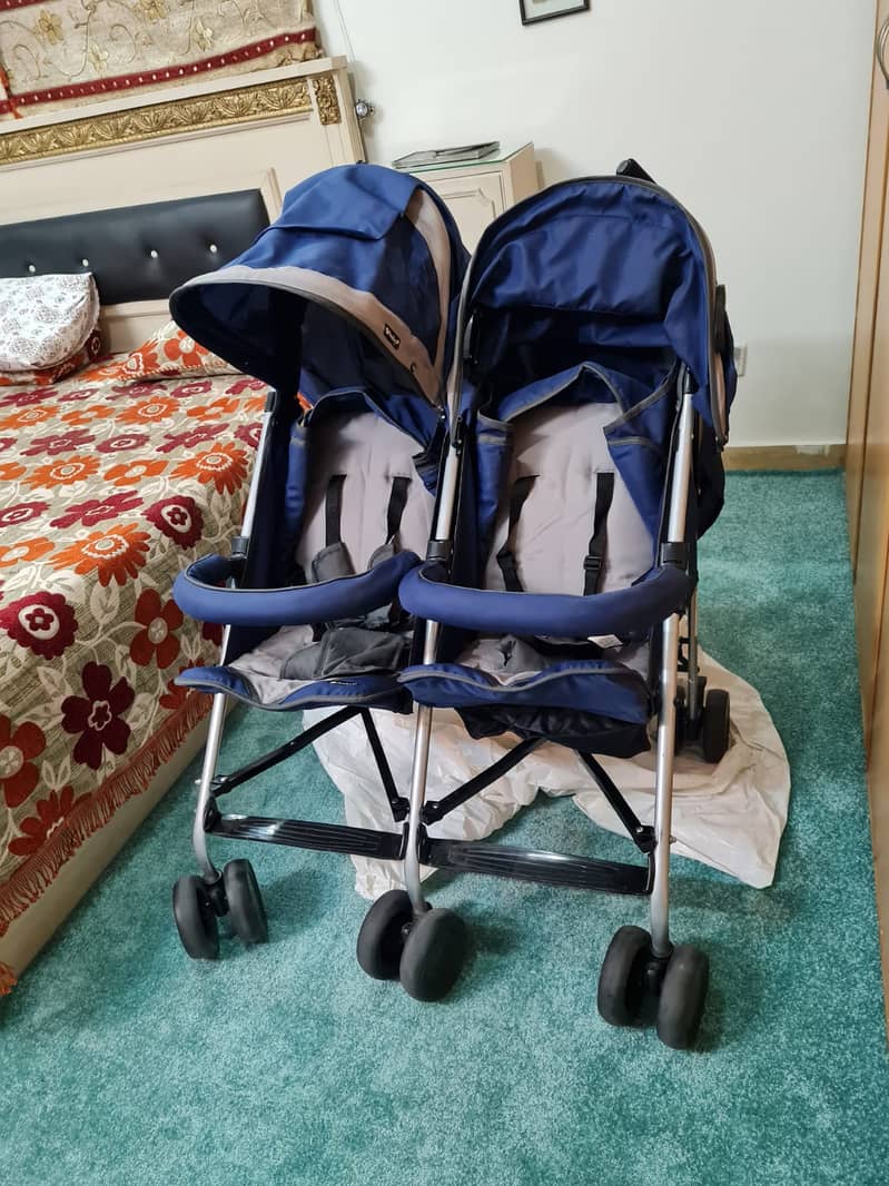 Double pram for sale 1