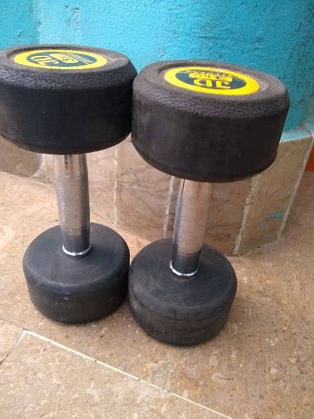 dumbbells with plat 0