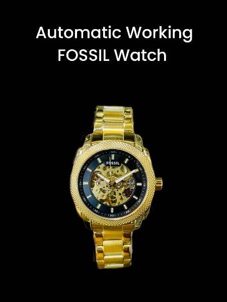 Automatic Working FOSSIL Watch 0