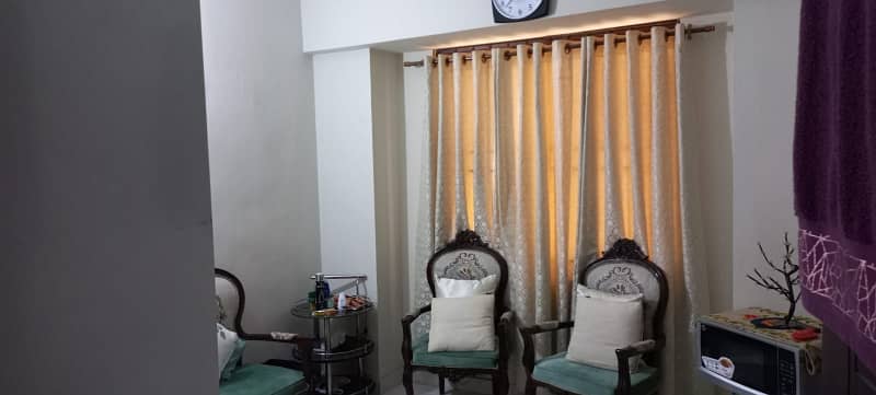 3 bed drawing lounge spacious apartment in best boundary wall project at Jinnah Avenue 13