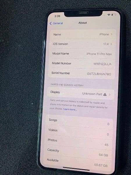iPhone 11 pro max 256Gb approved 9