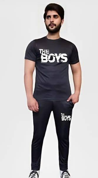 THE BOYS T-SHIRT AND TROUSER 0