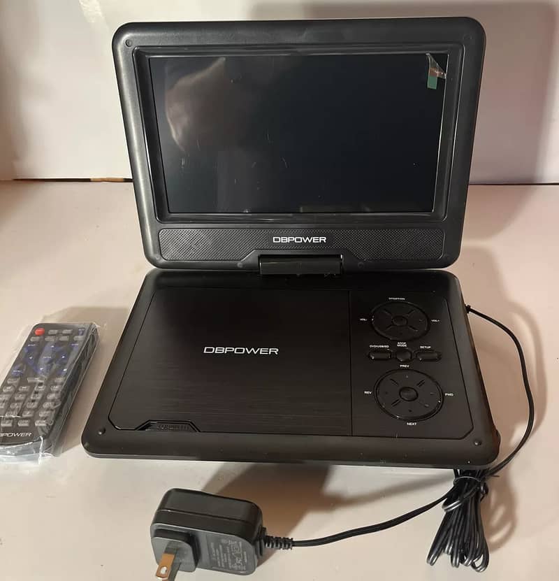 DB POWER 9.5" Portable DVD Player [Set Of Two & Headrest 0
