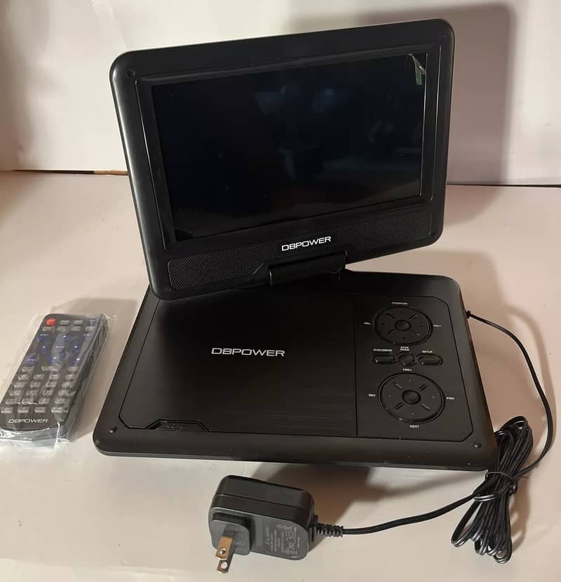 DB POWER 9.5" Portable DVD Player [Set Of Two & Headrest 1