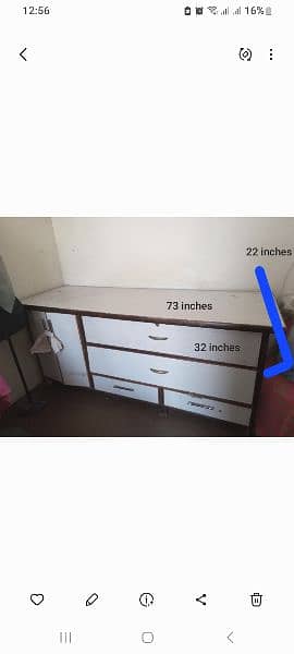 Big Size Table with drawers and shelfs 0