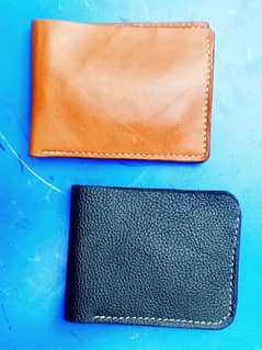 Leather handmade wallets for men.