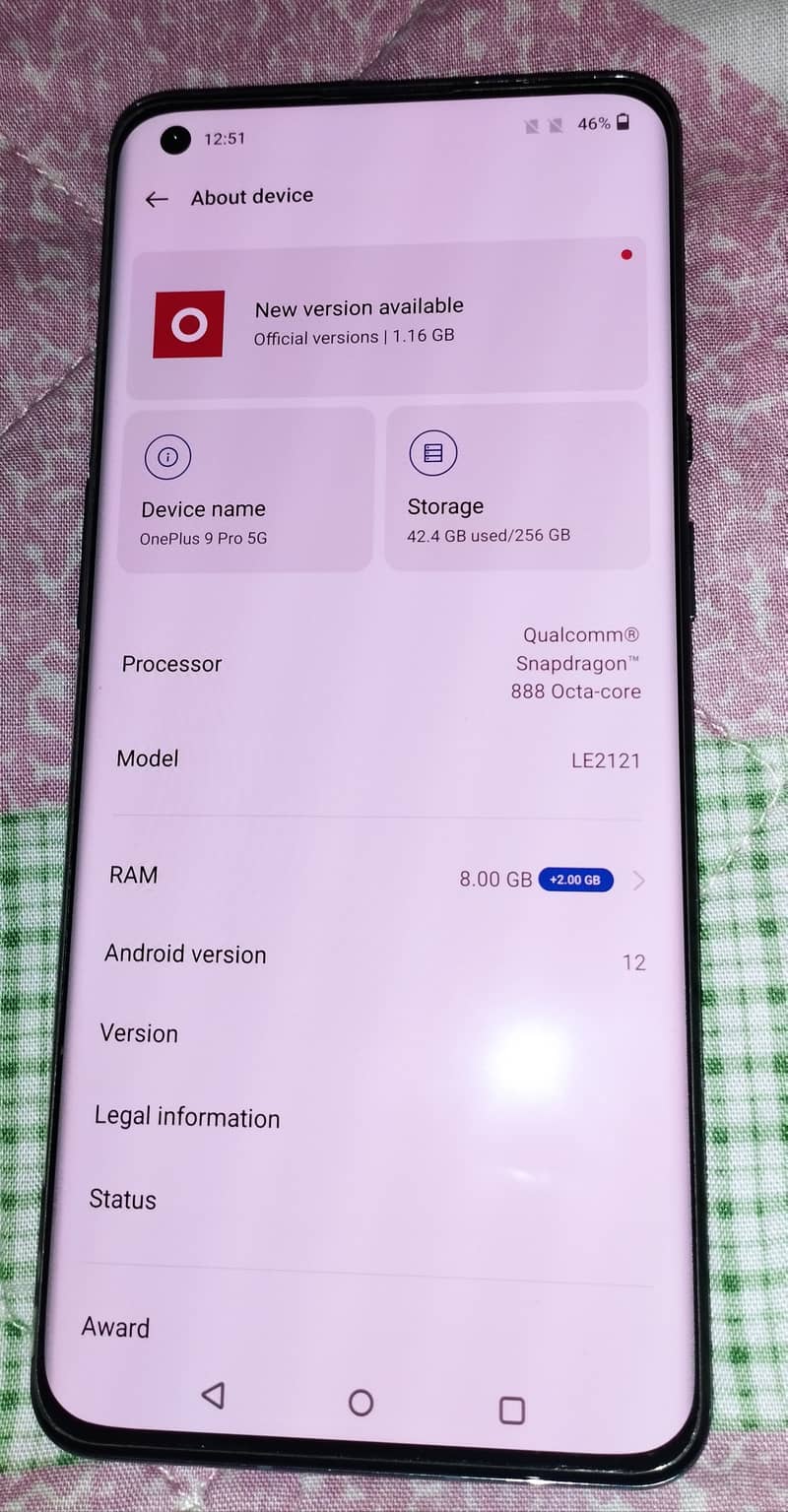 OnePlus 9pro 4