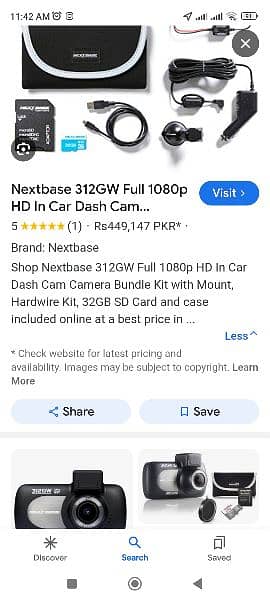nextbase Dash cam for sale 3