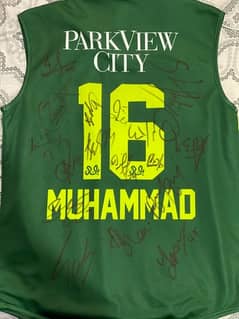 muhammad rizwan pakistani team signed shirt 0
