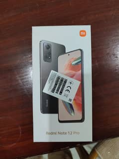Redmi Note 12 Pro 8GB/256GB with box and in official warranty