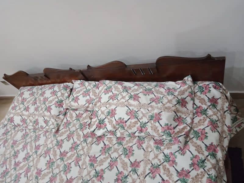 Two Single Beds old & Strong Reliable Heavy Wooden Made. 3