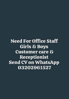 need some for male females office work