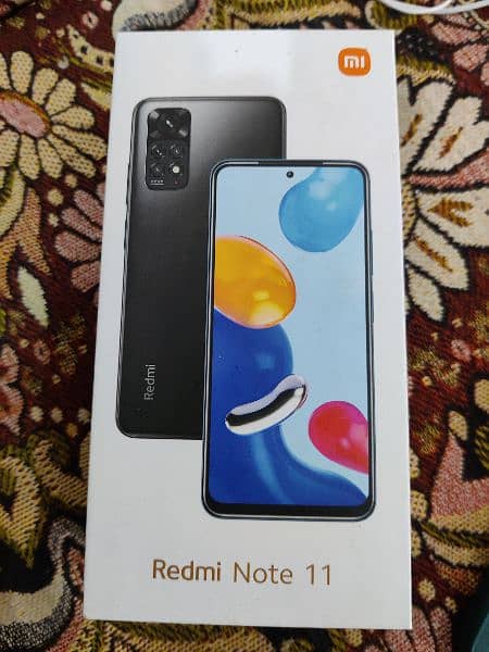 Redmi note 11 6/128 with box and charger 1