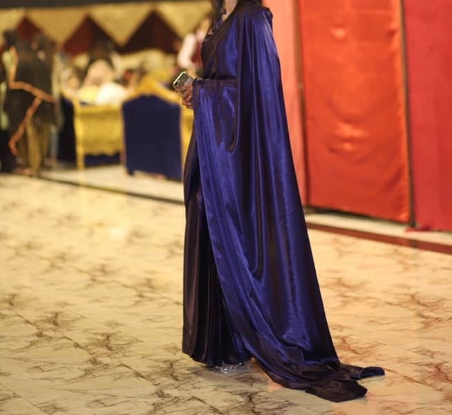 Luxury Silk Purple Saree 1
