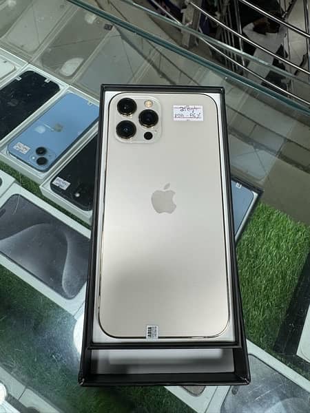 IPhone 12 Pro Max 256Gb Gold 10/10 PTA Approved Box 0