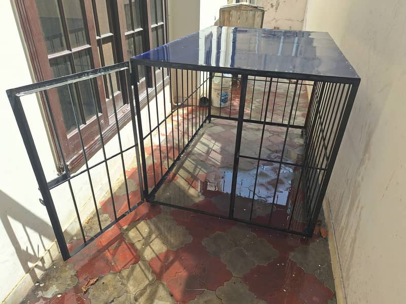 BRAND NEW IRON CAGE FOR LARGE BREEDS IN LAHORE . 1