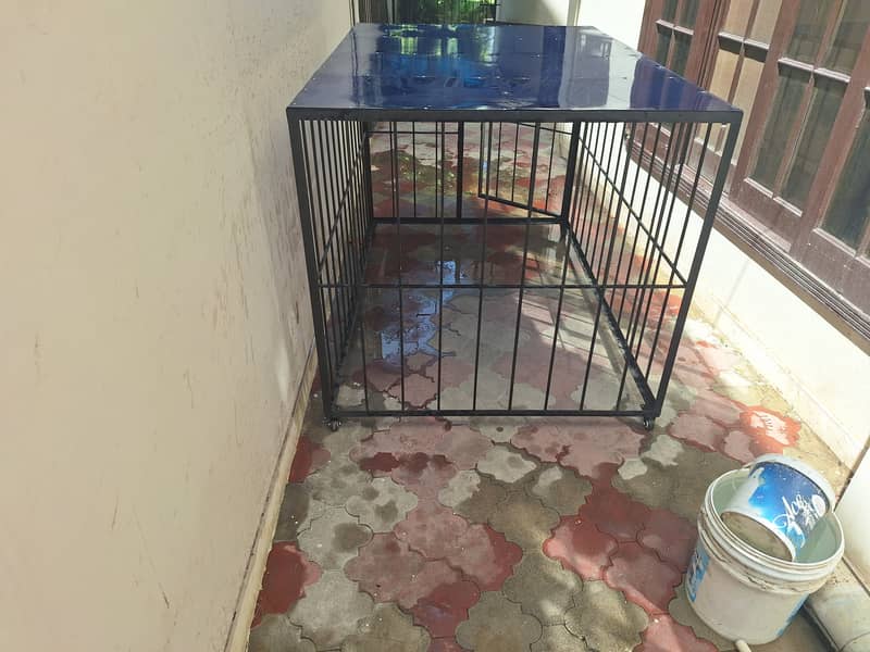 BRAND NEW IRON CAGE FOR LARGE BREEDS IN LAHORE . 3