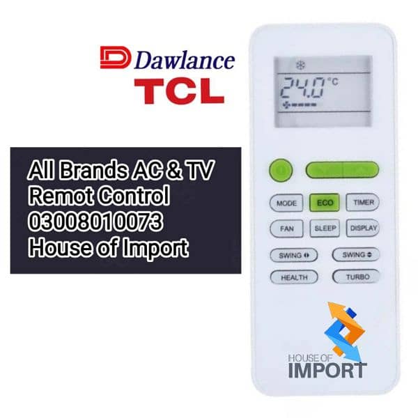 Ac Dc Inverter Air-condition remote control 03008010073 1