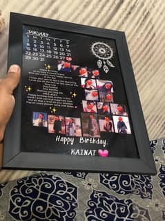 customized Birthday and Anniversary photoframe available