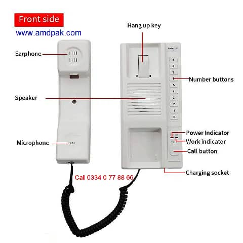 Wireless intercom Save Time & Mony Free call interphone Walkie talkie 8