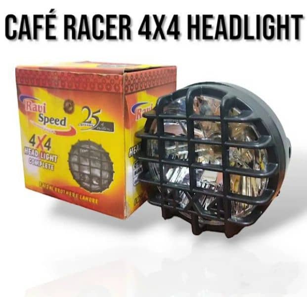 Round 4×4 Style Headlight Universal Motorcycle 1