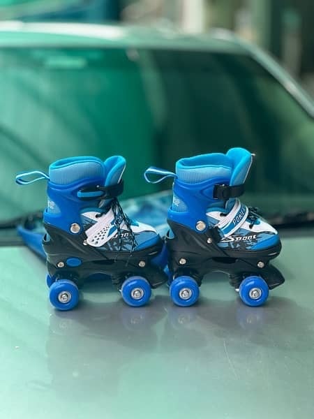 Inported Children Four Wheel Roller Skating Shoes  Inline Skate 0