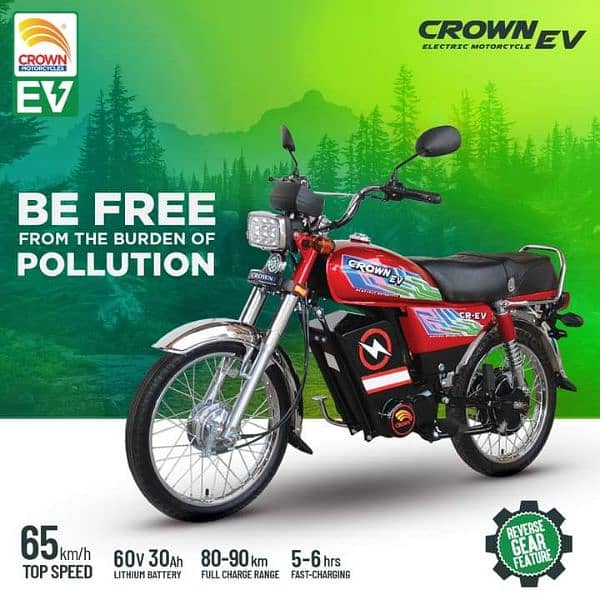 Electric Crown bike 1000w with revers gear power engine 03044078085 0