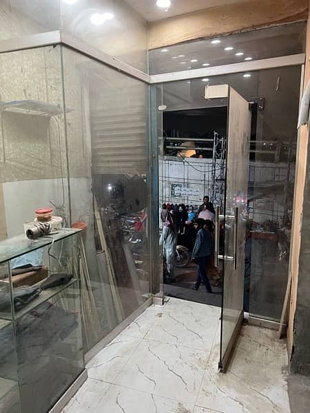Mirror door 12mm with machine and other sheesha for sale 5