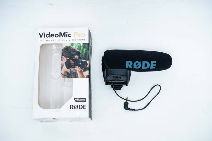 Rode VideoMic Pro with Rycote Lyre Shockmount 3