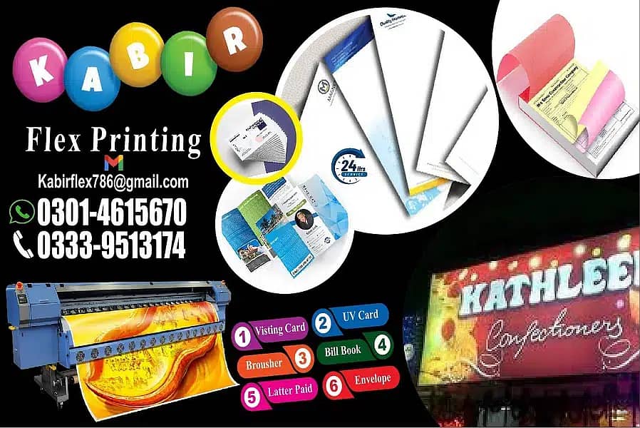 Flex Printing, Banners Printing, sign board, LED 3D backlight board 3