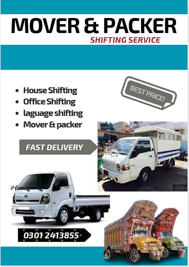 Goods Transport Mazda, shahzor for Rent Movers & Packers Home shifting 0