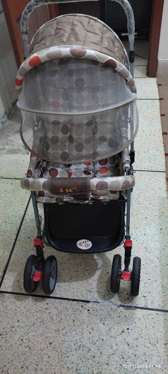 Slightly Used Junior Brand Imported Baby Stroller Baby Pram 0